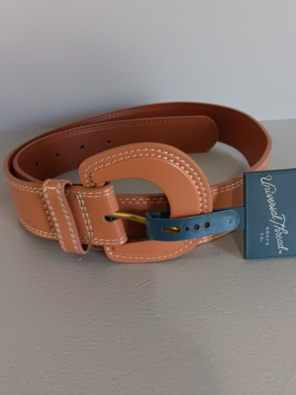 Universal thread tan belt Women's